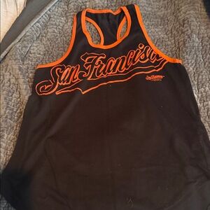 San Francisco Black and Orange Tank Top